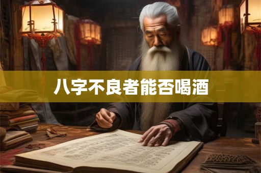 八字不良者能否喝酒