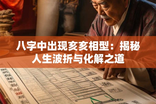 八字中出现亥亥相型：揭秘人生波折与化解之道