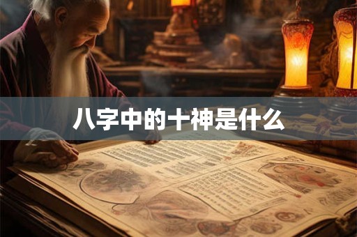 八字中的十神是什么