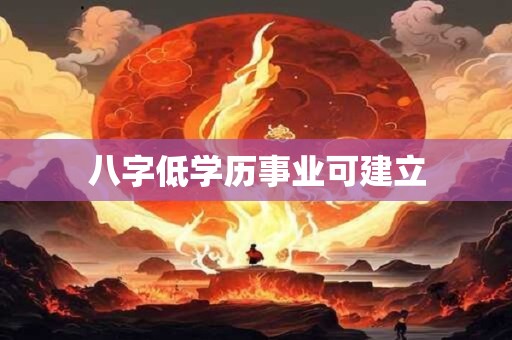 八字低学历事业可建立