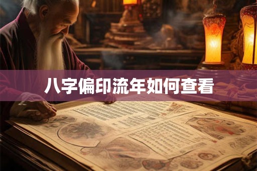 八字偏印流年如何查看
