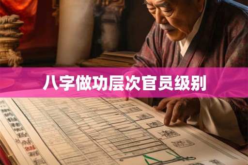 八字做功层次官员级别