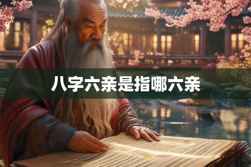八字六亲是指哪六亲