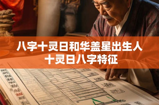 八字十灵日和华盖星出生人 十灵日八字特征