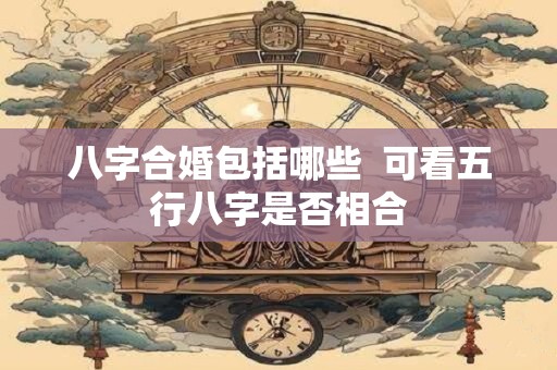 八字合婚包括哪些  可看五行八字是否相合