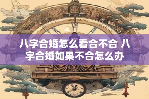 八字合婚怎么看合不合 八字合婚如果不合怎么办