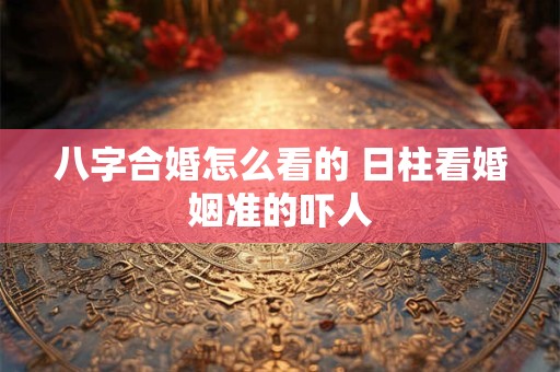 八字合婚怎么看的 日柱看婚姻准的吓人