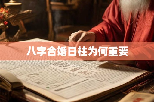 八字合婚日柱为何重要