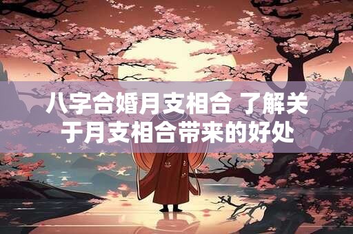 八字合婚月支相合 了解关于月支相合带来的好处