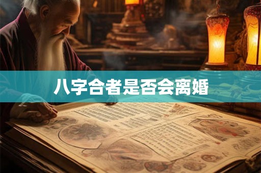 八字合者是否会离婚