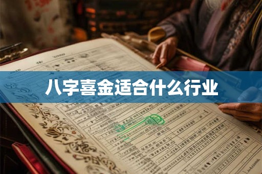 八字喜金适合什么行业