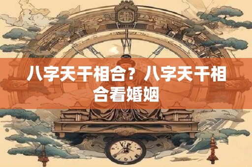 详细阅读:八字天干相合?八字天干相合看婚姻 八字天干相合?八字天干相合看婚姻