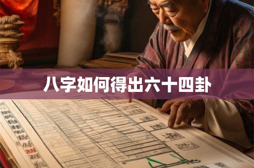 八字如何得出六十四卦
