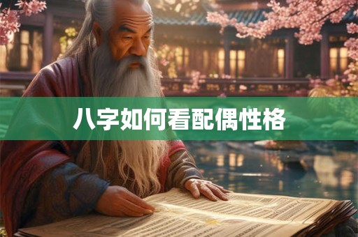 八字如何看配偶性格