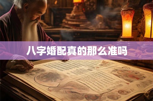 八字婚配真的那么准吗