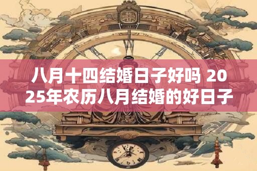 八月十四结婚日子好吗 2025年农历八月结婚的好日子