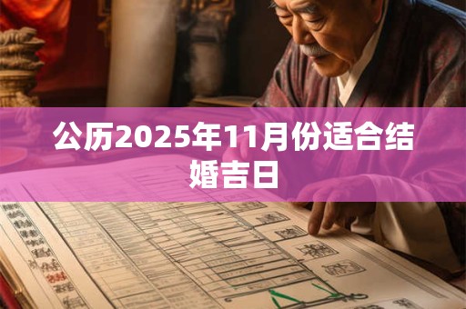 公历2025年11月份适合结婚吉日
