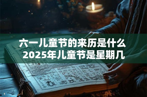 六一儿童节的来历是什么 2025年儿童节是星期几