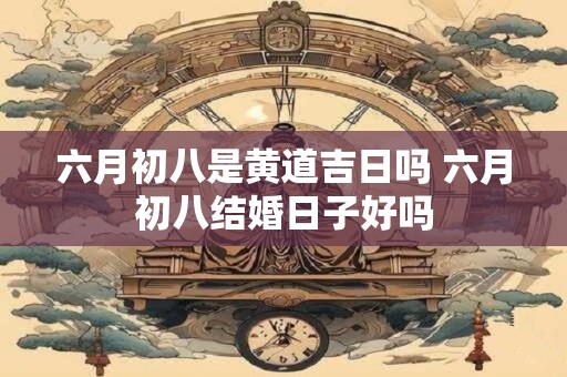 六月初八是黄道吉日吗 六月初八结婚日子好吗