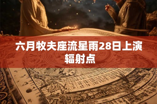 六月牧夫座流星雨28日上演 辐射点