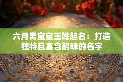 六月男宝宝王姓起名：打造独特且富含韵味的名字