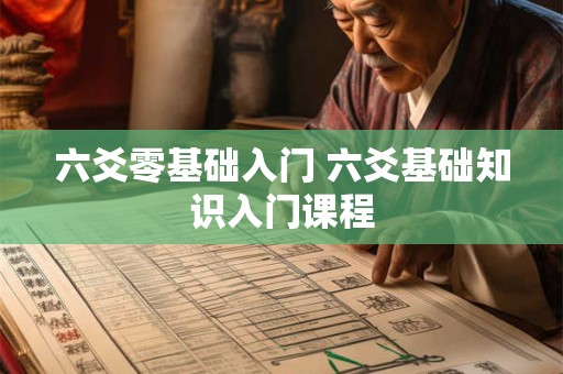 六爻零基础入门 六爻基础知识入门课程