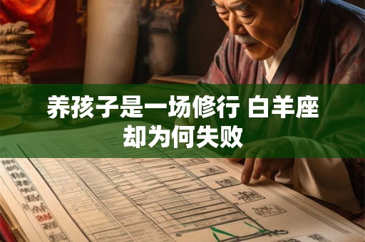 养孩子是一场修行 金牛座却为何失败