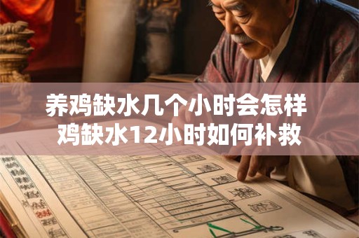养鸡缺水几个小时会怎样 鸡缺水12小时如何补救