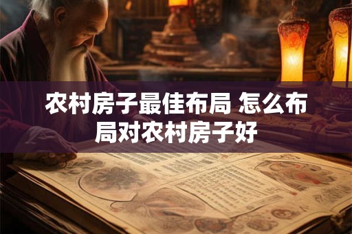 农村房子最佳布局 怎么布局对农村房子好