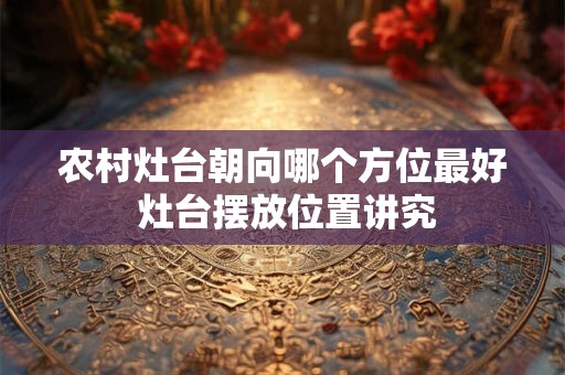 农村灶台朝向哪个方位最好 灶台摆放位置讲究