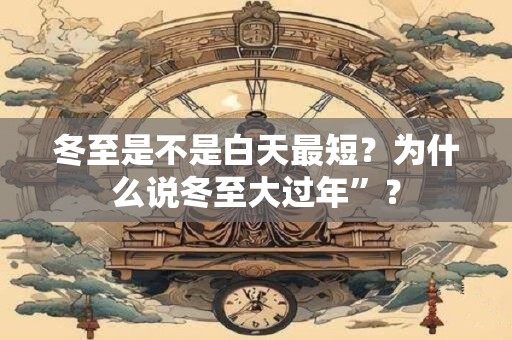 冬至是不是白天最短？为什么说冬至大过年”？