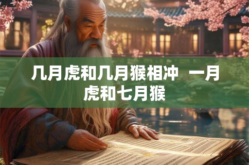 几月虎和几月猴相冲  一月虎和七月猴