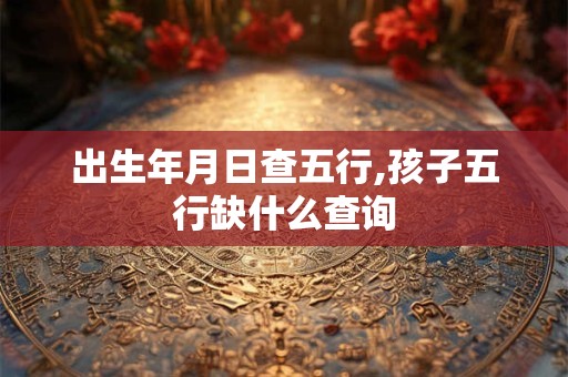 出生年月日查五行,孩子五行缺什么查询