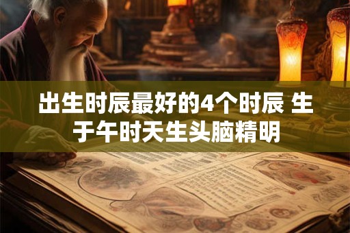 出生时辰最好的4个时辰 生于午时天生头脑精明