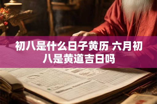 初八是什么日子黄历 六月初八是黄道吉日吗
