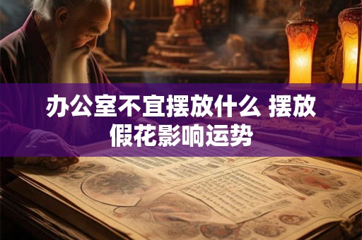 办公室不宜摆放什么 摆放假花影响运势
