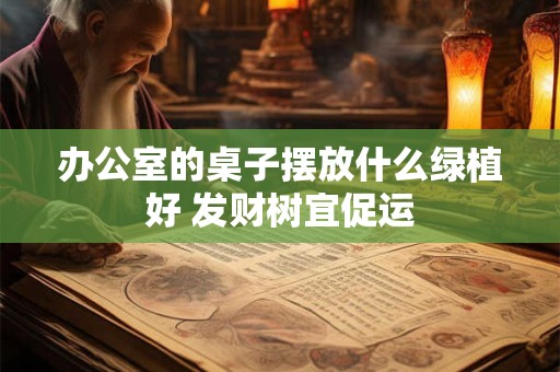 办公室的桌子摆放什么绿植好 发财树宜促运