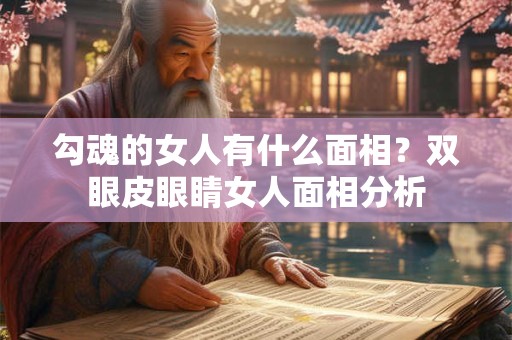 勾魂的女人有什么面相？双眼皮眼睛女人面相分析