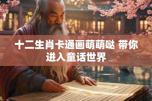 十二生肖卡通画萌萌哒 带你进入童话世界