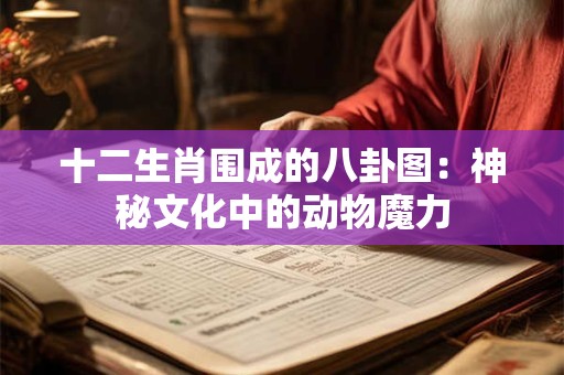 十二生肖围成的八卦图：神秘文化中的动物魔力