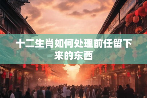 十二生肖如何处理前任留下来的东西