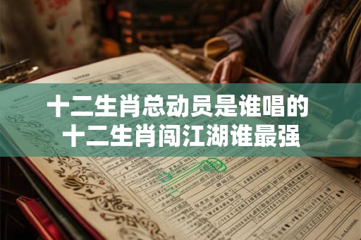 十二生肖总动员冷石 十二生肖总动员如月