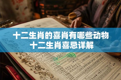 十二生肖的喜肖有哪些动物 十二生肖喜忌详解