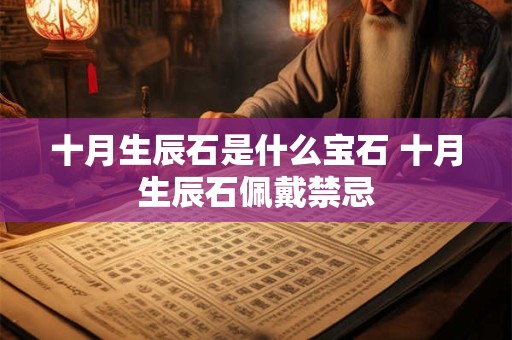 十月生辰石是什么宝石 十月生辰石佩戴禁忌