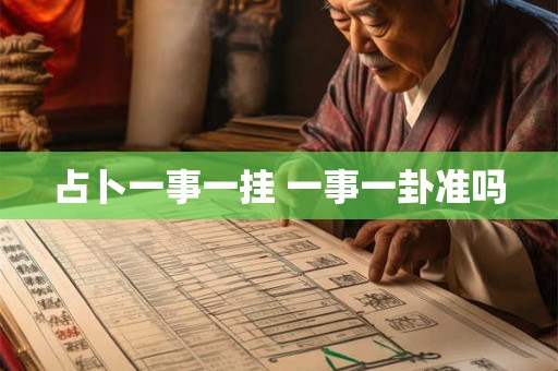 占卜一事一挂 一事一卦准吗