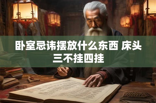 卧室忌讳摆放什么东西 床头三不挂四挂