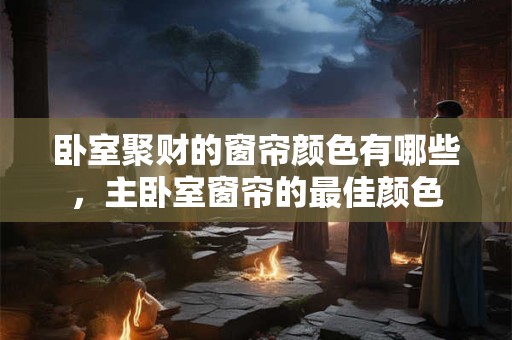 卧室聚财的窗帘颜色有哪些，主卧室窗帘的最佳颜色