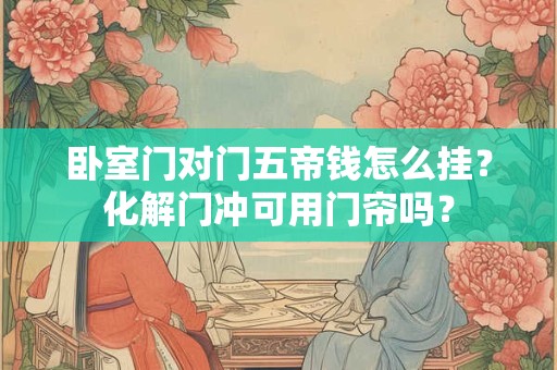 详细阅读:卧室门对门五帝钱怎么挂?化解门冲可用门帘吗? 卧室门对门五帝钱怎么挂?化解门冲可用门帘吗?