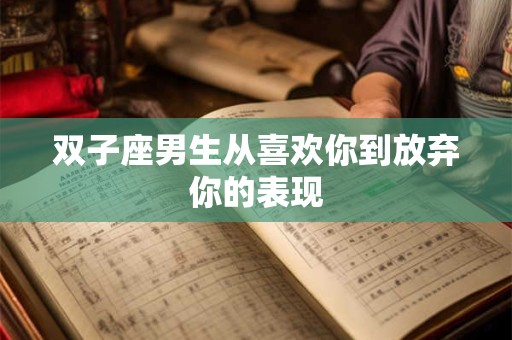 双子座男最在乎老婆什么 双子婚外情？