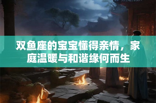 双鱼座的宝宝懂得亲情，家庭温暖与和谐缘何而生